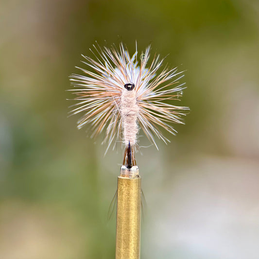 cream parachute dry fly