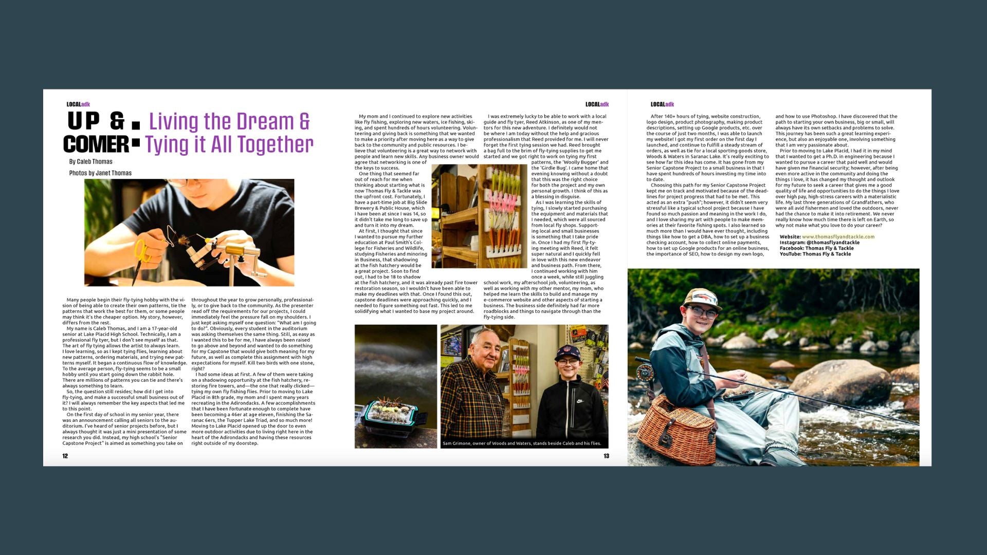 Screenshot of LOCALadk magazine article - Summer 2023 edition. Link to the article: https://localadkmagazine.uberflip.com/i/1501551-localadk-summer-2023/0?